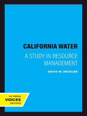 cover image of California Water
